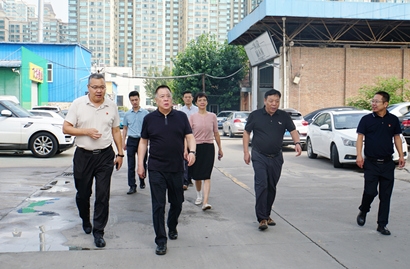 金輝書記帶隊前往陜西省光華橡膠廠等2戶資產經營企業開展調研